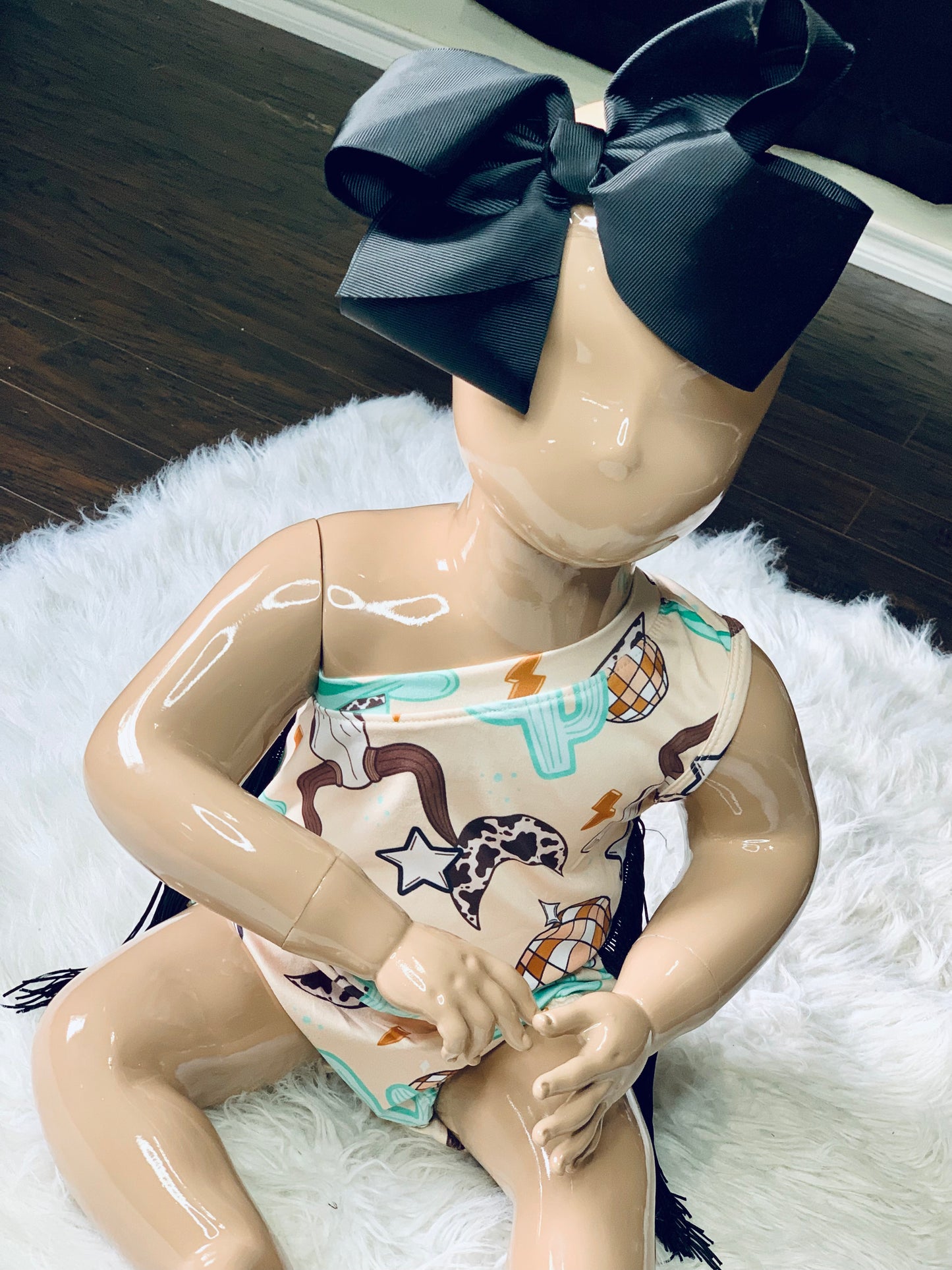 Disco western onesie