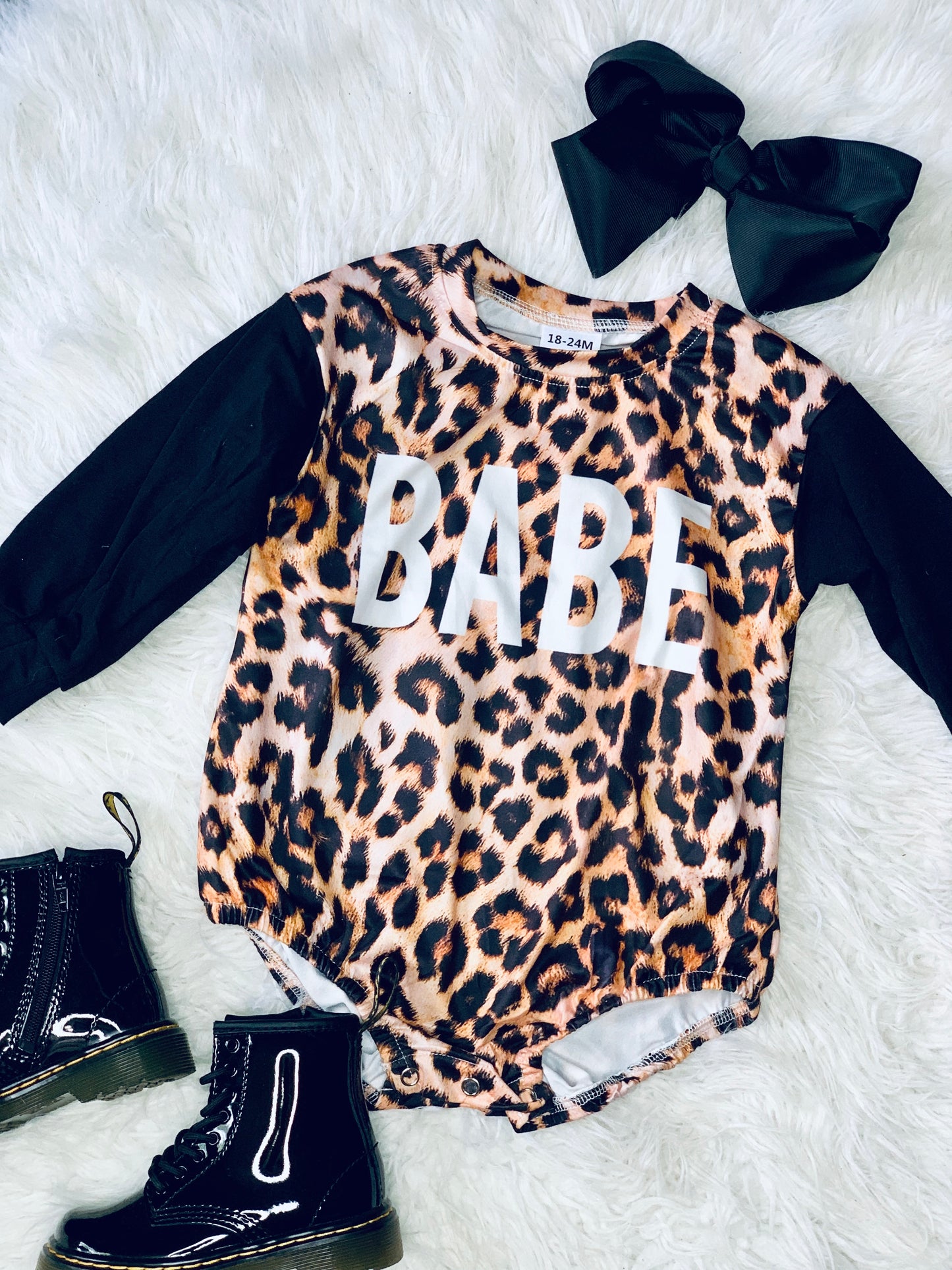 Leopard Babe Onesie