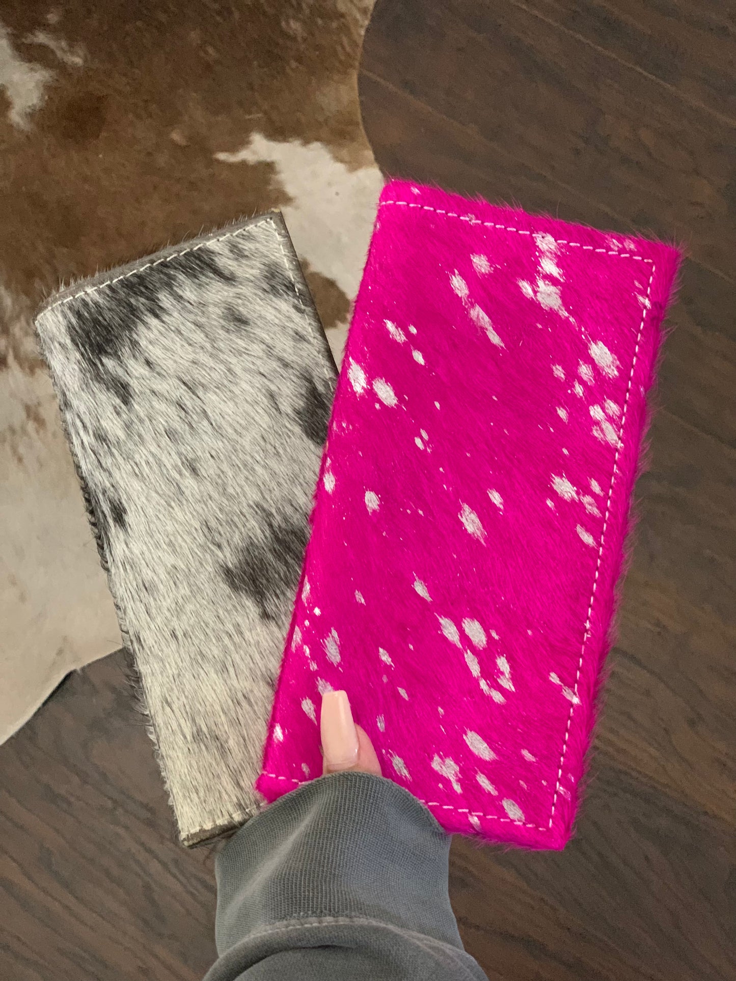 Cow fur Wallet