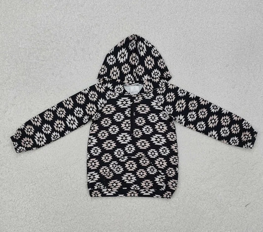 Aztec light Sweater W/ hoodie