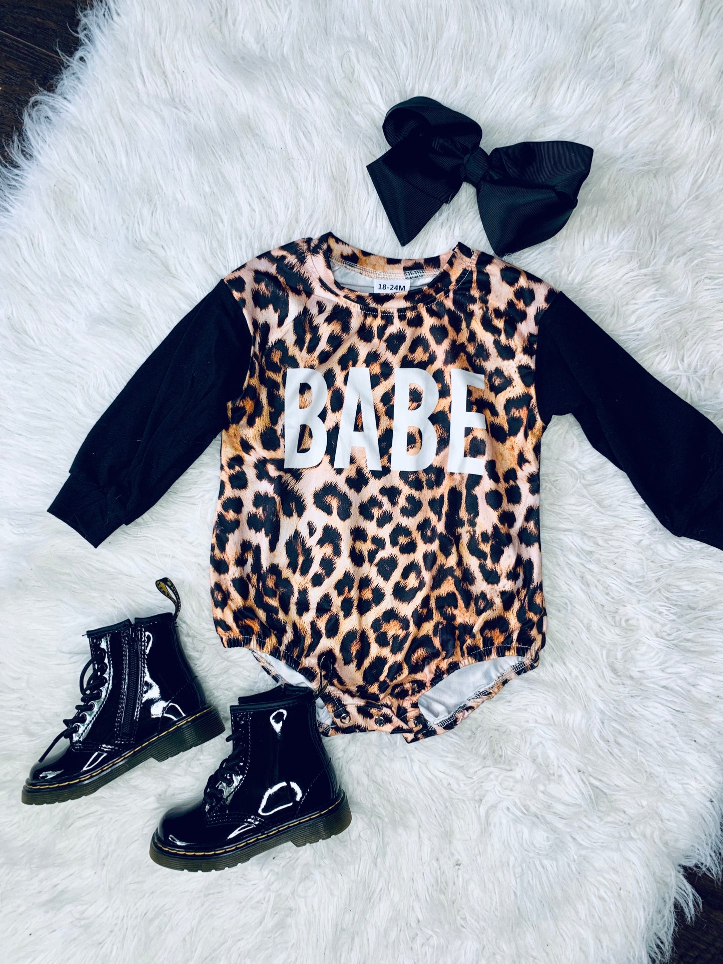 Leopard Babe Onesie